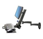 Ergotron 200 Series Combo Arm 61 cm (24") Mur Noir