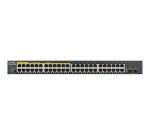 Zyxel GS1900-48HPv2 Géré L2 Gigabit Ethernet (10/100/1000) Connexion Ethernet, supportant l'alimentation via ce port (PoE) Noir