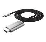 Trust Calyx adaptateur graphique USB Noir, Métallique