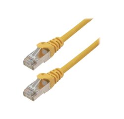MCL 2m Cat6a S/FTP câble de réseau Jaune S/FTP (S-STP)