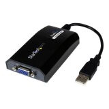 StarTech.com Adaptateur USB vers VGA - 1920x1200 - Carte Vidéo et Graphique Externe - Double Écran - Compatible Mac et Windows et Mode Miroir et Extension