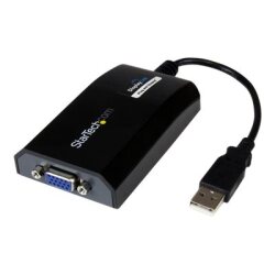 StarTech.com Adaptateur USB vers VGA - 1920x1200 - Carte Vidéo et Graphique Externe - Double Écran - Compatible Mac et Windows et Mode Miroir et Extension