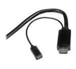 StarTech.com Câble adaptateur HDMI, DisplayPort ou Mini DisplayPort vers HDMI de 2 m - Noir