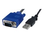 StarTech.com Adaptateur Crash Cart USB - Adaptateur Crash Cart KVM USB pour Ordinateur Portable - Crash Cart de Salle de Serveurs - Datacenter Crash Cart - Crash Cart Informatique
