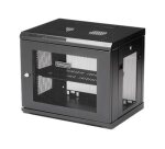 StarTech.com Armoire Réseau Murale 9U à 2 Montants avec Étagère 1U, Baie Serveur Murale 19" pour Données/Réseau/AV/Électronique/Équipement IT, Petite Armoire Rack Ventilée
