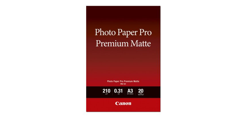 Canon Pro Premium PM-101 - papier photo - mat lisse - 20 feuille(s) - Super A3/B - 210 g/m²