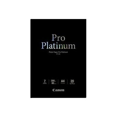 Canon Photo Paper Pro Platinum - photo paper - 20 sheet(s) - A4 - 300 g/m²