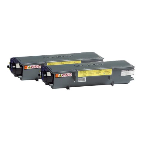 Brother TN3280 2PK - 2 - zwart - origineel - tonercartridge