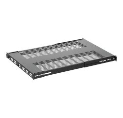 StarTech.com Étagère Réglable et Ventilée pour Montage en Rack de Serveur 1U - 150kg - Profondeur de Montage Réglable de 49,5 à 97,4cm Plateau Universel pour Rack d'Équipement AV/Réseau 19" - Profondeur 69,8cm