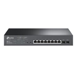 TP-Link Omada TL-SG2210MP Géré L2/L2+ Gigabit Ethernet (10/100/1000) Connexion Ethernet, supportant l'alimentation via ce port (PoE) 1U Noir