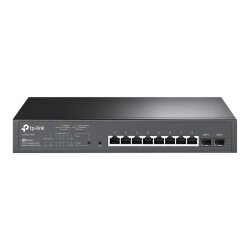 TP-Link Omada TL-SG2210MP Géré L2/L2+ Gigabit Ethernet (10/100/1000) Connexion Ethernet, supportant l'alimentation via ce port (PoE) 1U Noir
