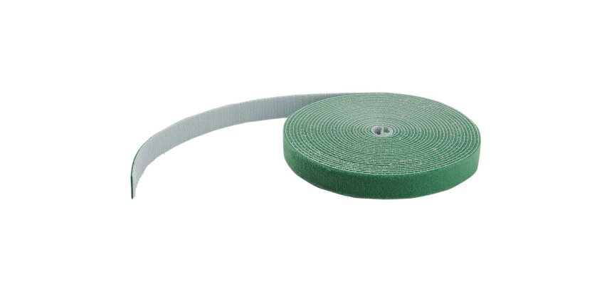 StarTech.com Ruban Auto Agrippant - Rouleau de 30,5 m pour Gestion de Câbles - Ruban Auto-Agrippant - Attaches Câble Ajustables - Sangles de Gestion de Câbles Auto-agrippantes et Réutilisables - Vert