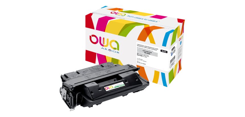 Toner remanufacturé OWA - haute capacité - Noir - pour HP C4127X, BROTHER TN-9500