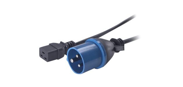 APC NetShelter - Cordon d'alim - Prises CEI309 et C19 - 50/60 Hz - 16A - 2,5m - Professionnels