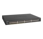 NETGEAR GS348PP Non-géré Gigabit Ethernet (10/100/1000) Connexion Ethernet, supportant l'alimentation via ce port (PoE) Noir