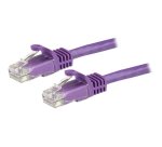 StarTech.com Cordon de raccordement UTP CAT6 (1,5 m) sans crochet - Câble patch RJ45 - Violet