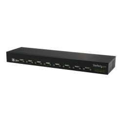 StarTech.com Hub série RS232 à 8 ports - Adaptateur USB vers 8x DB9 RS232 à montage en rack