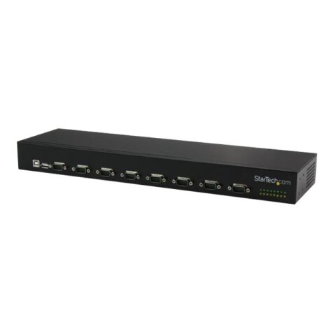 StarTech.com Hub série RS232 à 8 ports - Adaptateur USB vers 8x DB9 RS232 à montage en rack
