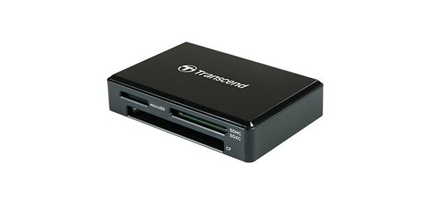 Transcend RDF8 lecteur de carte mémoire Micro-USB Noir