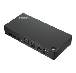 Lenovo ThinkPad Universal USB-C Smart Dock Avec fil USB 3.2 Gen 2 (3.1 Gen 2) Type-C Noir