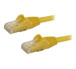 StarTech.com Câble réseau Cat6 UTP sans crochet de 50 cm - Jaune