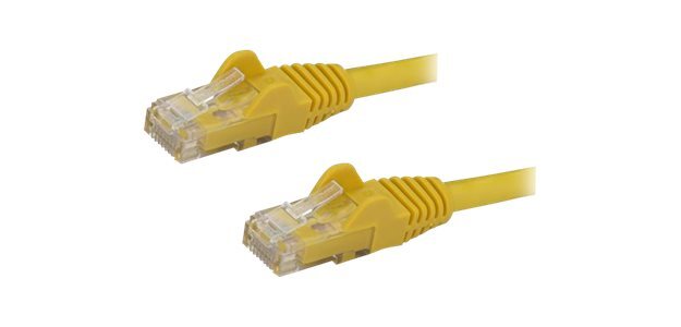 StarTech.com Câble réseau Cat6 UTP sans crochet de 50 cm - Jaune