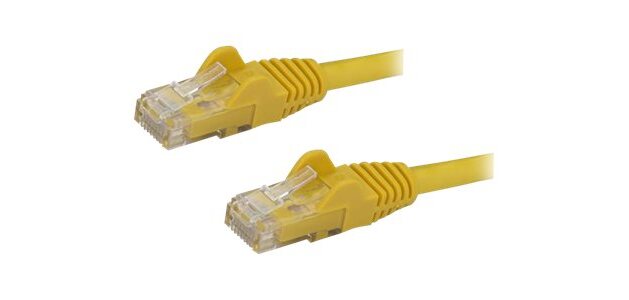 StarTech.com Câble réseau Cat6 UTP sans crochet de 50 cm - Jaune