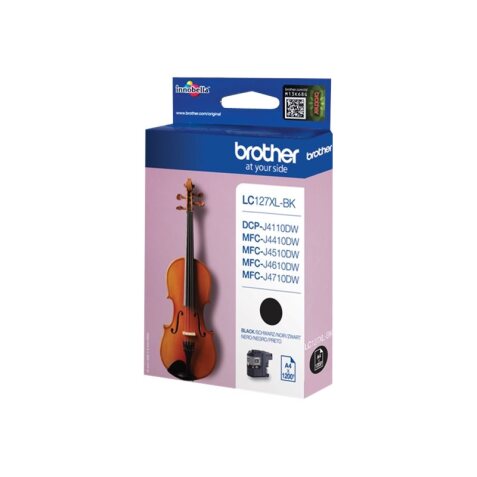 Brother LC127XLBK - Cartouche d'encre originale à haut rendement – Noir