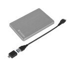 Verbatim Disque dur portable mince Store ?n? Go ALU 1 To gris