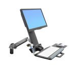 Ergotron Styleview Sit-Stand Combo Arm 61 cm (24") Mur Aluminium