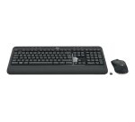 Logitech Advanced MK540 clavier Souris incluse USB QWERTZ Allemand Noir, Blanc