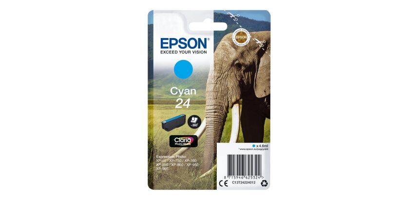 Epson Elephant Cartouche "Eléphant" - Encre Claria Photo HD C