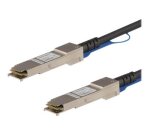StarTech.com Câble de Connexion Directe Twinax de 1m QSFP+ vers QSFP+ Compatible Cisco QSFP-H40G-CU1M, 40 GbE QSFP+ DAC en Cuivre, Module Transmetteur Passif 40 Gbps DAC Firepower C9200 C9400