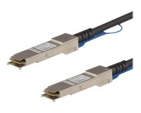 StarTech.com Câble de Connexion Directe Twinax de 1m QSFP+ vers QSFP+ Compatible Cisco QSFP-H40G-CU1M, 40 GbE QSFP+ DAC en Cuivre, Module Transmetteur Passif 40 Gbps DAC Firepower C9200 C9400