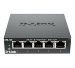 D-Link DES-105 Non-géré L2 Noir
