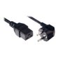 MCL Power Cable Black 3.0m Noir 3 m Prise d'alimentation type E Coupleur C19