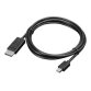 Lenovo 0B47091 câble DisplayPort 2 m mini DisplayPort Noir