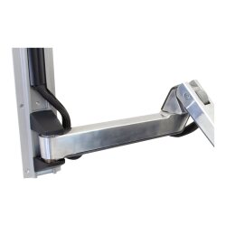 Ergotron StyleView Sit-Stand Combo Extender Argent Métal