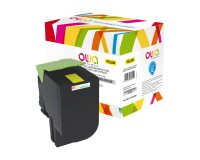 Toner remanufacturé OWA - standard - Jaune - pour LEXMARK 80C2SY0, 80C2SYE