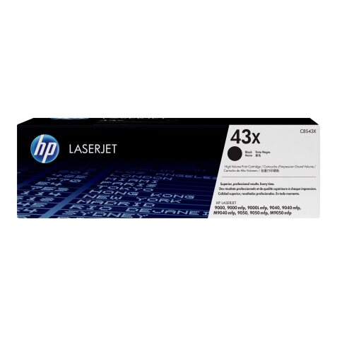 HP 43X - à rendement élevé - noir - original - LaserJet - cartouche de toner (C8543X)