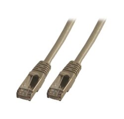 MCL CAT6 A F/UTP 0.5m câble de réseau Gris 0,5 m Cat6a F/UTP (FTP)