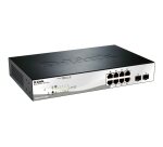 D-Link DGS-1210-10P Géré L2 Gigabit Ethernet (10/100/1000) Connexion Ethernet, supportant l'alimentation via ce port (PoE) 1U Noir