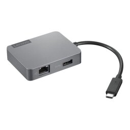 Lenovo 4X91A30366 station d'accueil Avec fil USB 2.0 Type-C Gris