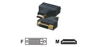 MCL DVI-D / HDMI Adapter DVI-I Noir