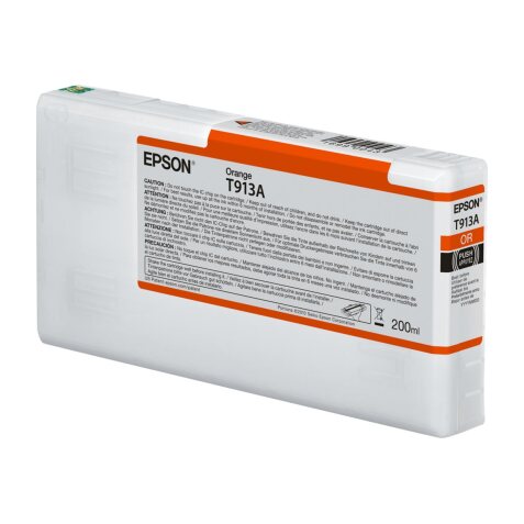 Epson T913A - orange - original - ink cartridge