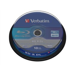Verbatim 43746 disque vierge Blu-Ray BD-R 50 Go 10 pièce(s)