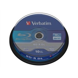 Verbatim 43746 disque vierge Blu-Ray BD-R 50 Go 10 pièce(s)