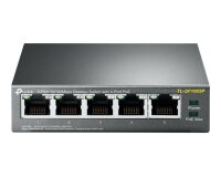 TP-Link TL-SF1005P Non-géré Fast Ethernet (10/100) Connexion Ethernet, supportant l'alimentation via ce port (PoE) Noir