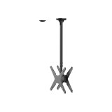 Neomounts FPMA-C340DBLACK Support de plafond pour écran de 32-75" - h106-156 cm