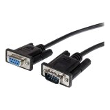 StarTech.com Câble série DB9 RS232 noir en liaison directe 3 m - M/F